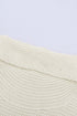 Turtleneck Splicing Chunky Knit Pullover Sweater